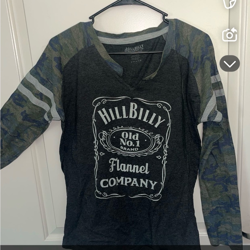 Camo Long Sleeve Shirt